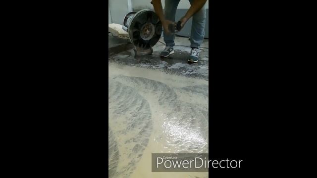 Шлифовка полировка бетонного пола.