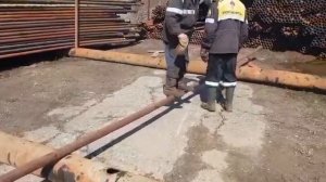 Испытание НКТ трубы на прочность