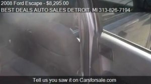 2008 Ford Escape for sale in Detroit, MI 48203 at the BEST D