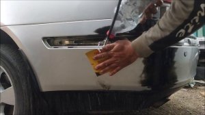 покраска бампера на улице ремонт бампера своими руками