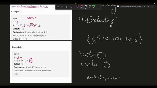 Max Sum without Adjacents | GFG POTD 04 Feb | C++ | Java | смотреть онлайн