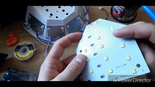 Ремонт ультрафиолетовой лампы  SUNone. Замена светодиодов в лампе для сушки гель  лака.
