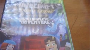 Minecraft Story Mode Xbox 360 - Game Unboxing