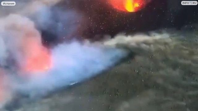 Извержение вулкана на Канарских островах сегодня. Последствия извержения, Испания 2021 смотреть онлайн