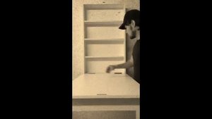 Откидной стол-шкаф