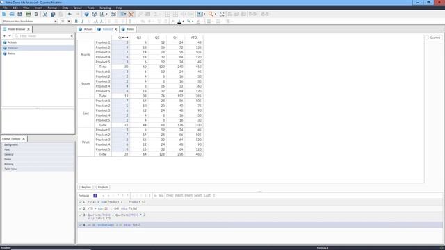 Quantrix Introductory Demo | Getting Started with Modeler | Part 1