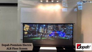 The Difference Between Dopah Premium Electric ALR Floor Screen and Other ( Projector Malaysia )