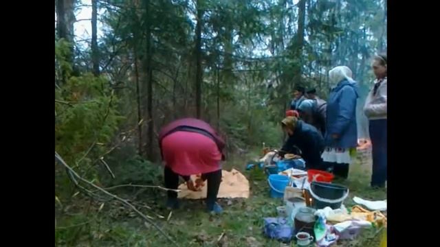 Марийская Пасхальная молитва в священной роще Кугече кумалаш