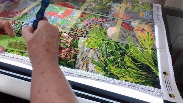 JAPAN GARDEN 🇯🇵 💐 🦋     #DREAMER DESIGNS #           WIP AND CHAT :WALK AROUND CRAFT ROOM !!✂️🧶🪡🧵