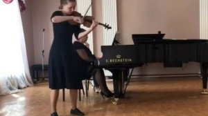 Мануэль де Фалья "Испанский танец". Юлия Хасанова (скрипка), Елена Красноперова (фортепиано)
