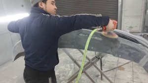 Как готовить бампер под покраску