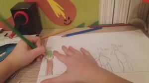 Как нарисовать свою семью  видеоурок