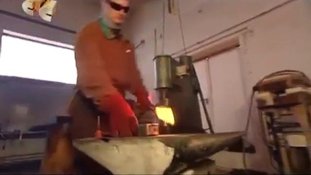 Ковка дамасской стали