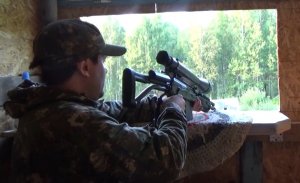 За кабаном на вышку с ночником 1ПН58 без фонаря (2. 08. 2018)