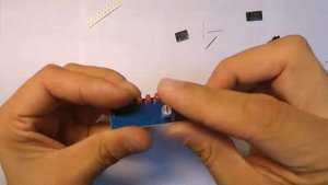 DIY набор NE555 + CD4017 бегущий огонь