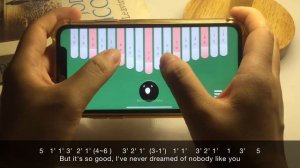 Dandelions - Ruth B | Kalimba App Cover with Tabs (Keylimba)