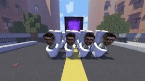 Monster School : SKIBIDI TOILET ATTACK AND ENGINEER TOILET VS CAMERA HEAD - Minecraft Animation