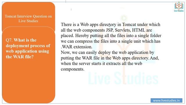 Apache Tomcat interview questions and answers |Java|live studies|By Ashu sir смотреть онлайн