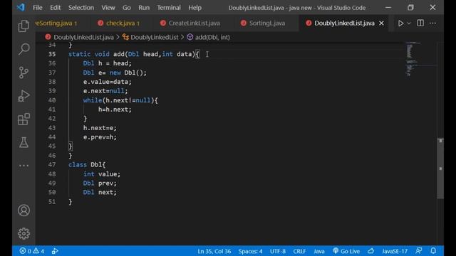 How to make doubly linked list  java? - Coding Sprint || Doubly linked tutorial | Data Structures