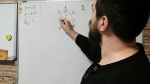 ЕГЭ 6 номер. Четырехугольники Разбор задачи о нахождении диагонали ромба с углом 60 градусов