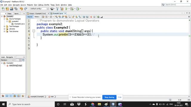 Java | Logical Operators | &&,||