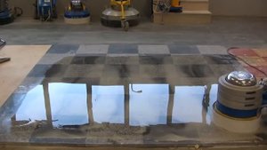 Полировка гранитного пола