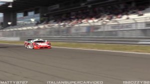 Saleen S7-R GT1 racing at Nürburgring - 7.0L V8 engine pure sound!