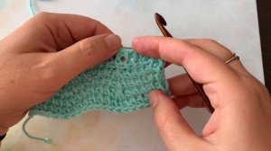 Тунисское вязание. Двойная убавка (варианты) // Tunisian crochet