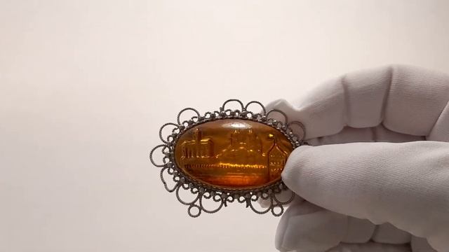 Винтажный янтарь и имитации. Шкатулка- Яблоко ГХЗ. Художник Муратов. Находки на барахолке.