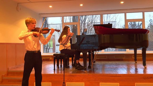 Gedike Sonata for violin & piano in A dur, Final смотреть онлайн