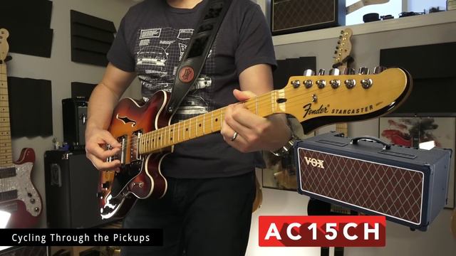 A Super Star! - the Fender Modern Player Starcaster in Aged Cherry Burst смотреть онлайн