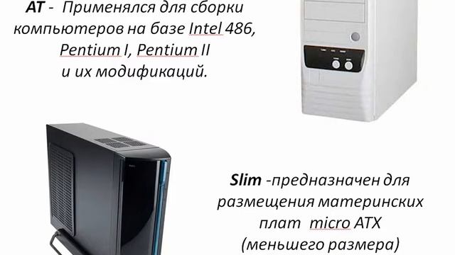 Аппаратное устройство компьютера, форм фактор, функционал элементов 1