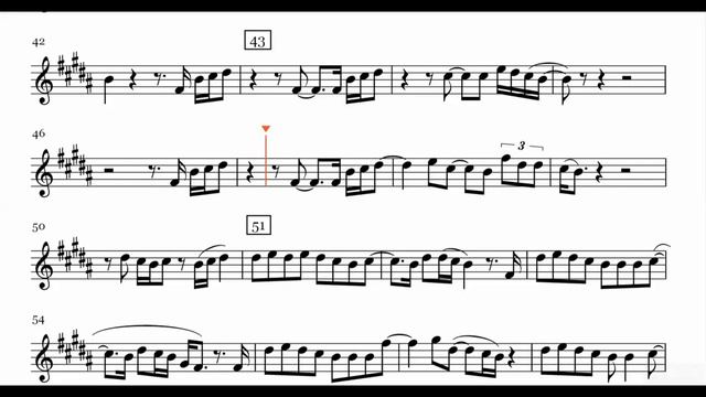 Thinking Out Loud Ed Sheeran Saxophone Sheet Music + Play Along1 смотреть онлайн