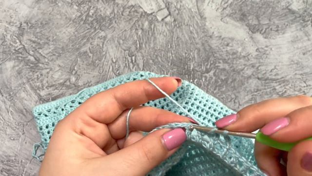 Ровный шов-вязание крючком. смотреть онлайн