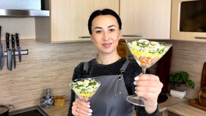Салат "Любимчик застолья", до чего простой,но это первое к чему тянутся гости за праздничным столом