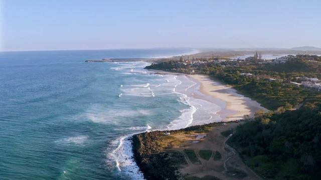 Beautiful ocean waves with relaxation music for sleep смотреть онлайн