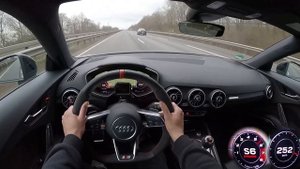 2023 Audi TTS Coupe 320 PS TOP SPEED AUTOBAHN DRIVE POV