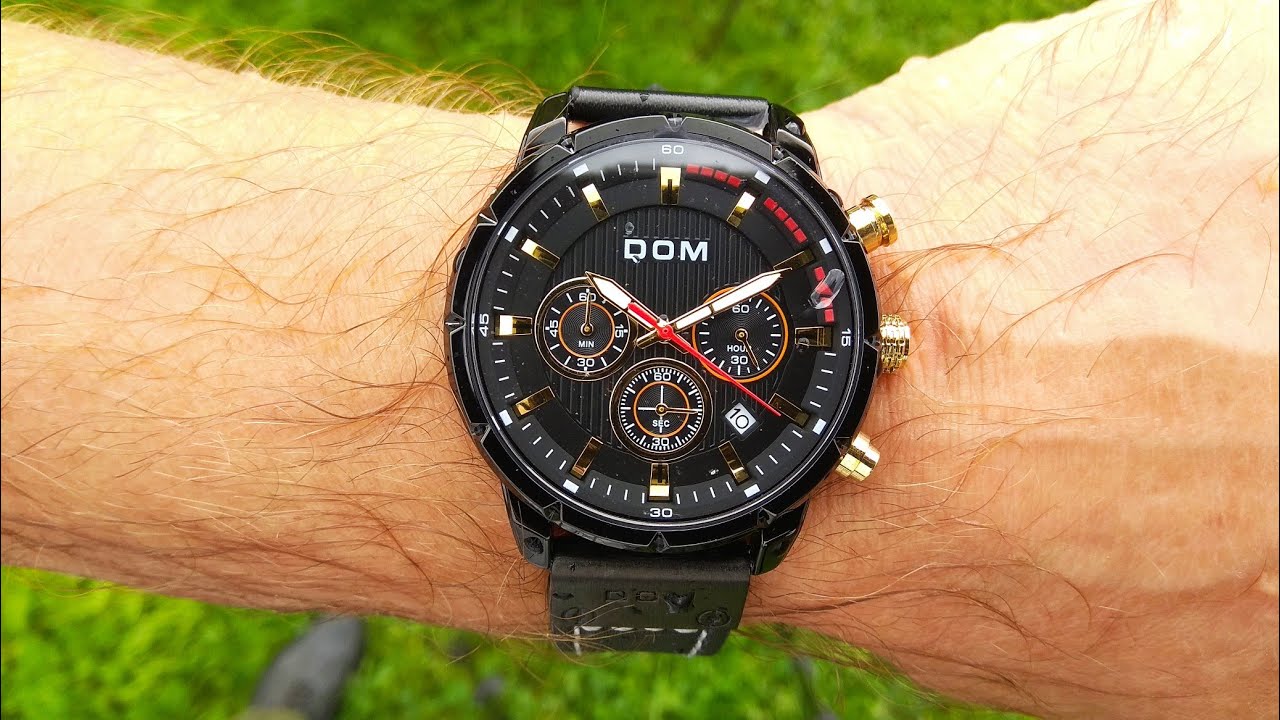 Мужские кварцевые наручные часы DOM / DOM men's quartz wristwatch