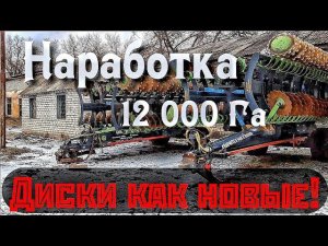 Состояние дискатора Carbon D10500 после наработки 12000 Га.