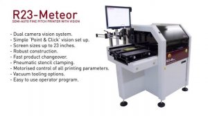 Полуавтомат трафаретной печати ꜛ REPRINT R23 METEOR