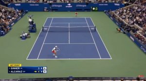 Best tennis match of 2022 Alcaraz vs Sinner US open #alcaraz #sinner