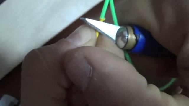 Процесс сварки прутка PLA для 3D принтера.