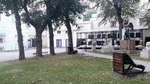 Москва. Прогулка по Староваганьковскому  переулку