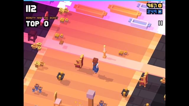 NEW Disney Crossy Road Beauty And The Beast Gameplay! March 2017 Update смотреть онлайн