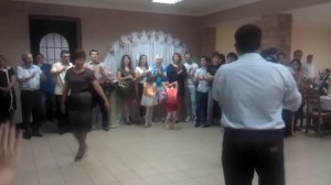 Цахиловы Олег и Залина зажигают на свадьбе сына!