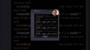 codes an analog clock! Sort of?! #chatgpt #code #fyp