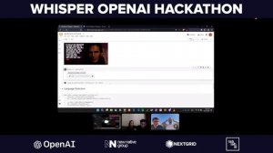 Whisper OpenAI Hackathon: Winner Announcement