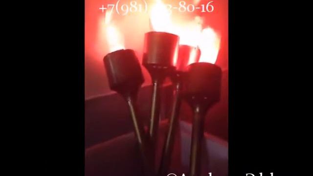 Декоративный факел с имитацией пламени смотреть онлайн