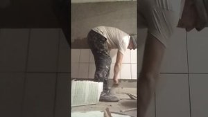 Скоростная укладка кафеля на стену 30х20