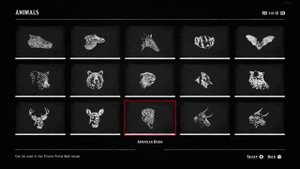 Red Dead 2 - All Animals Compendium List for Zoologist/Skin Deep Trophies